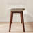 Natural Oak Wood For Dining Bench Table Bench For Living Room With Leather Cushion-801810150
