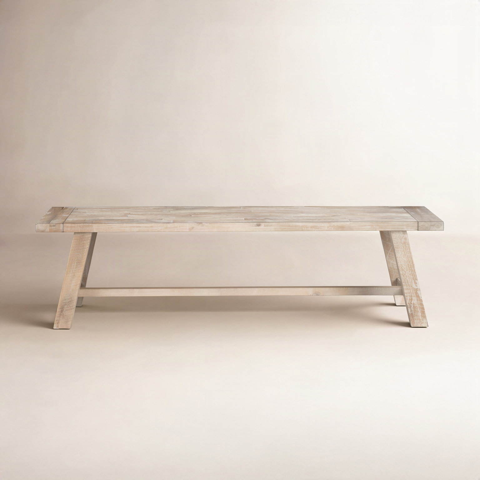 Bianca 60" Dining Bench, Weathered Natural