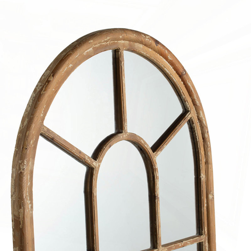 Half-Round Elongated Mirror