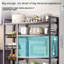 80 cm W Steel Storage Rack with Wheels