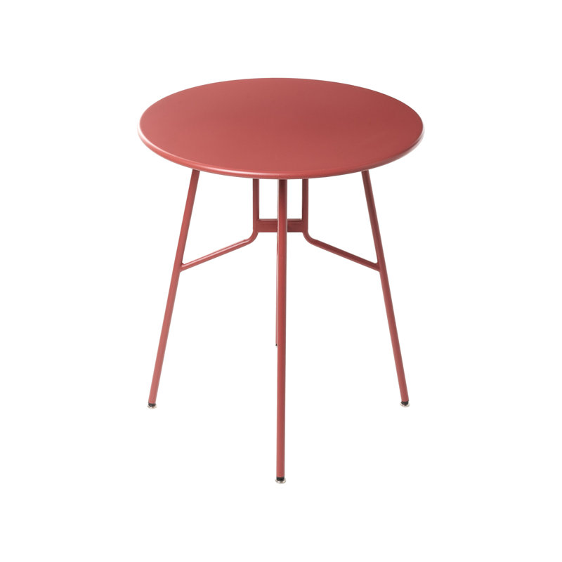Round 4 - Person 64Cm L Outdoor Bistro Table, Red