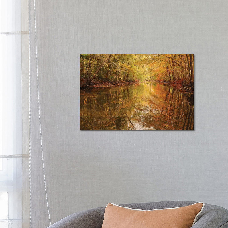 Monet Reflections by Brian Wolf - Wrapped Canvas Print, 66.04 cm H x 45.72 cm W x 3.175 cm D