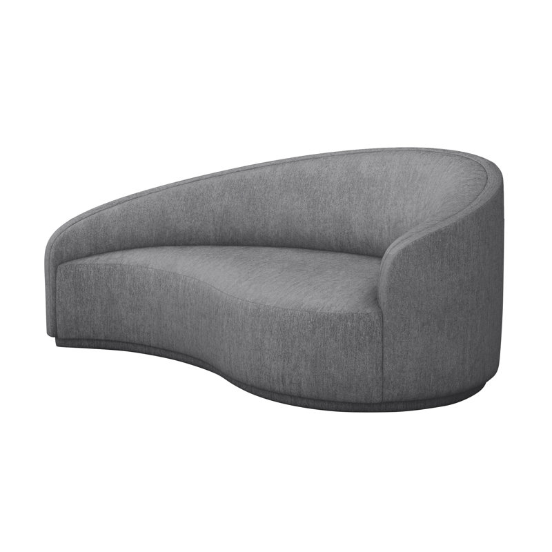 Dana Chaise Lounge, Bungalow Chenille, Right Hand Facing