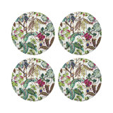 Plumeria Natural Pebble 16" Vinyl Placemat