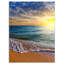 Couches de couleurs sur la aube beach mer, reproduction de photo sur toile tendue-18296288-33288008