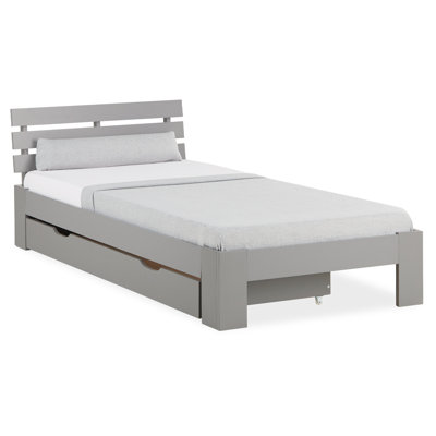 Leiman Solid Wood Drawers Bed