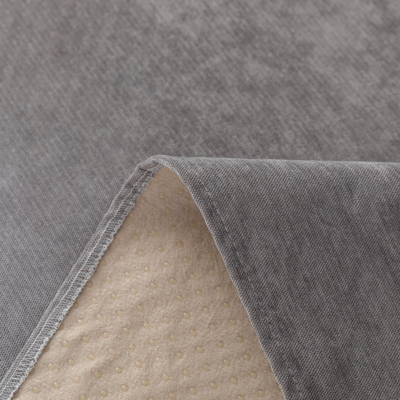 Pet-Friendly Waterproof Polyester Couch Cover, Gray Polyester, 71" H x 134" W x 0.2" D