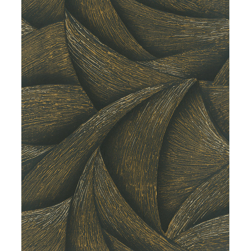 Galerie Odyssey Wave Pattern Wallpaper, Green