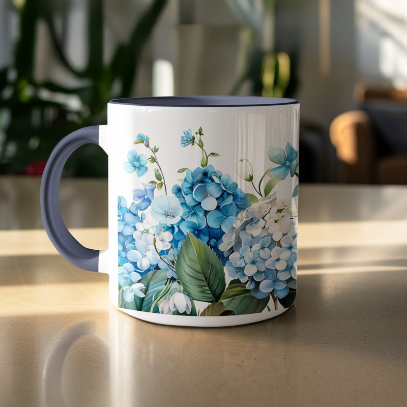Ceramic Coffee Mug, Navy