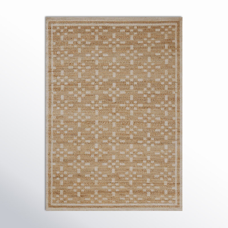 Judy Natural / Ivory Area Rug, Rectangle 5' x 7'6"