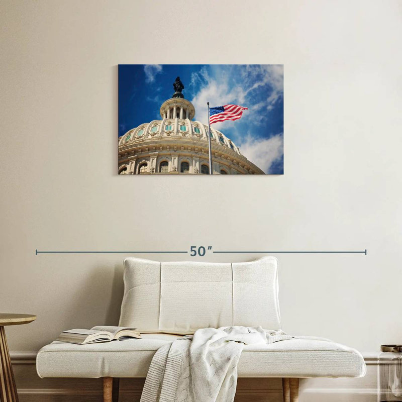 Lilie Washington DC Capitol Dome, H 20 po x l 30 po