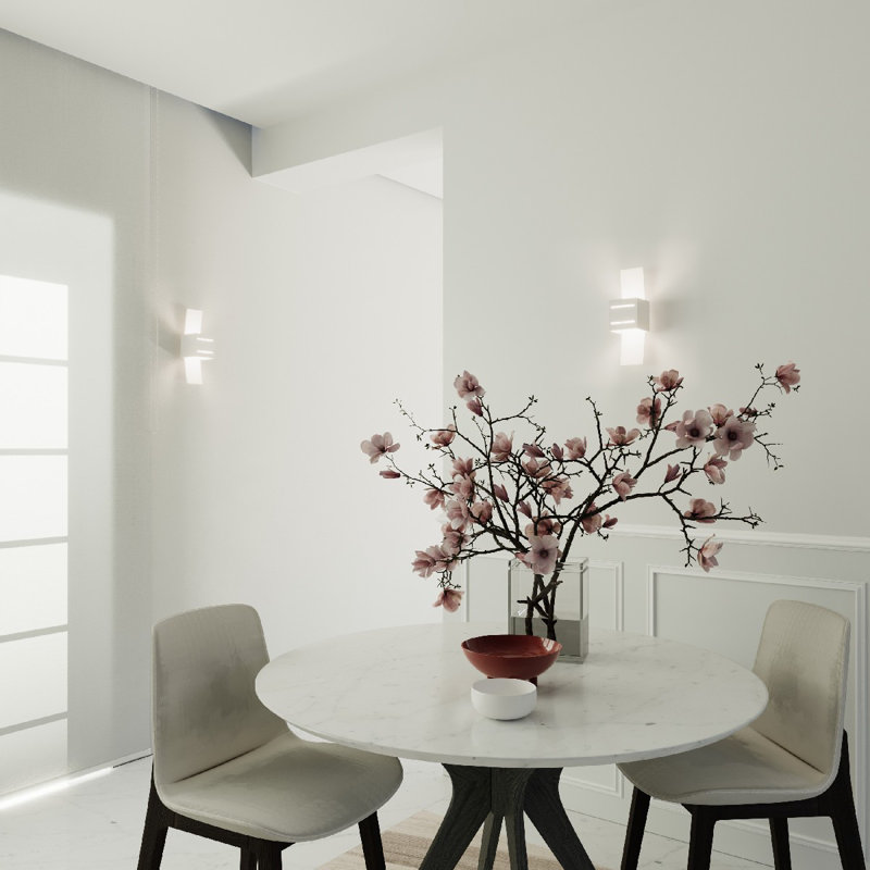 Perreira Flush Luminaire, White