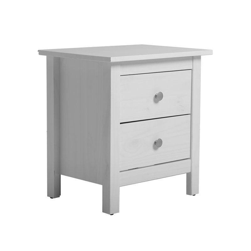 High Springs 35 cm W Solid Wood Bedside Table