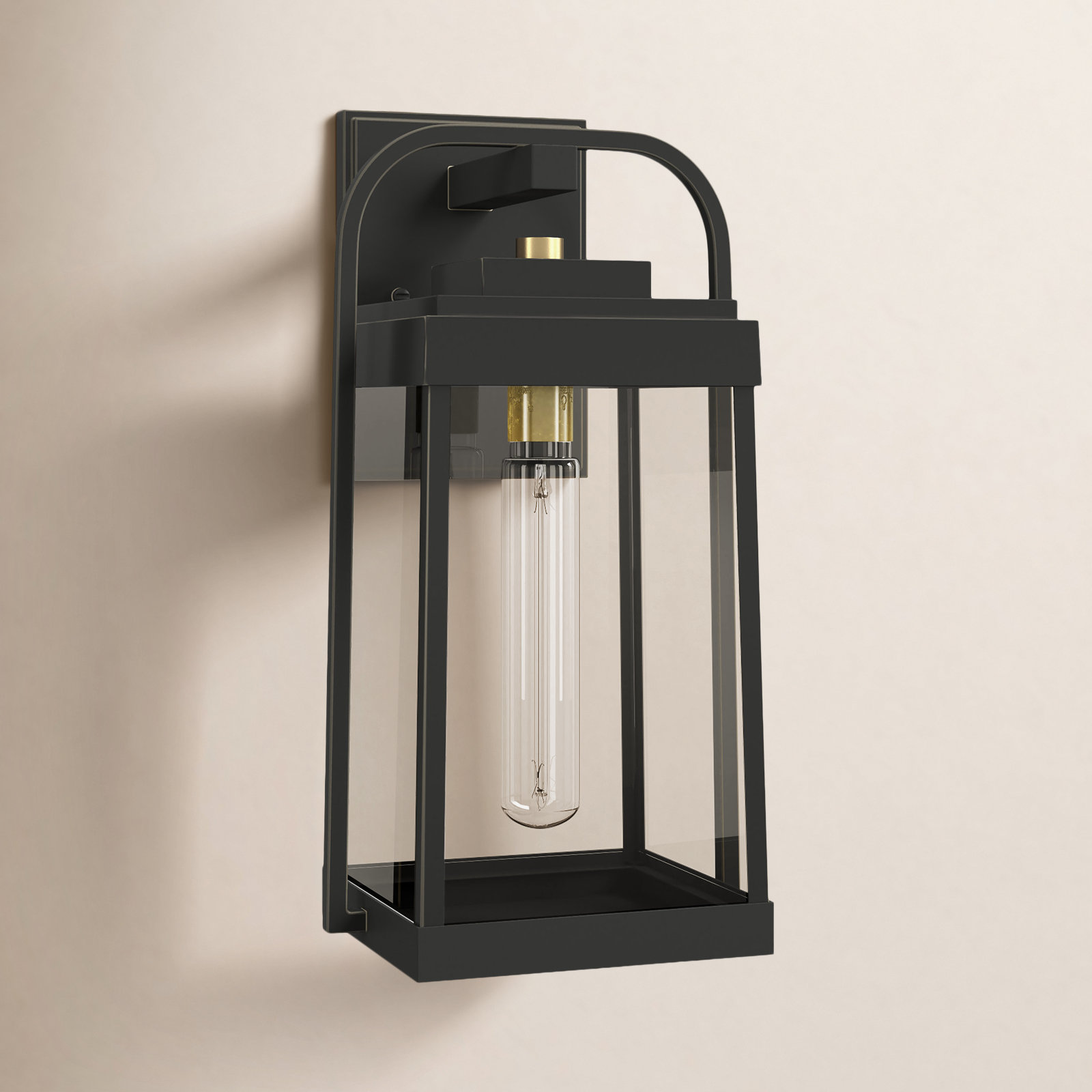 Kelley Aluminum Wall Light, 14" H x 7.125" W x 7.13" D