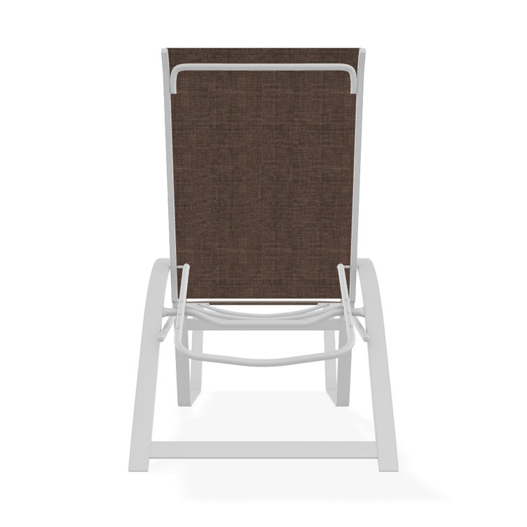 Holna Outdoor Rust-Resistant Metal Chaise Lounge