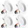 4" 3500K Remodel IC LED Retrofit Recessed Lighting Kit