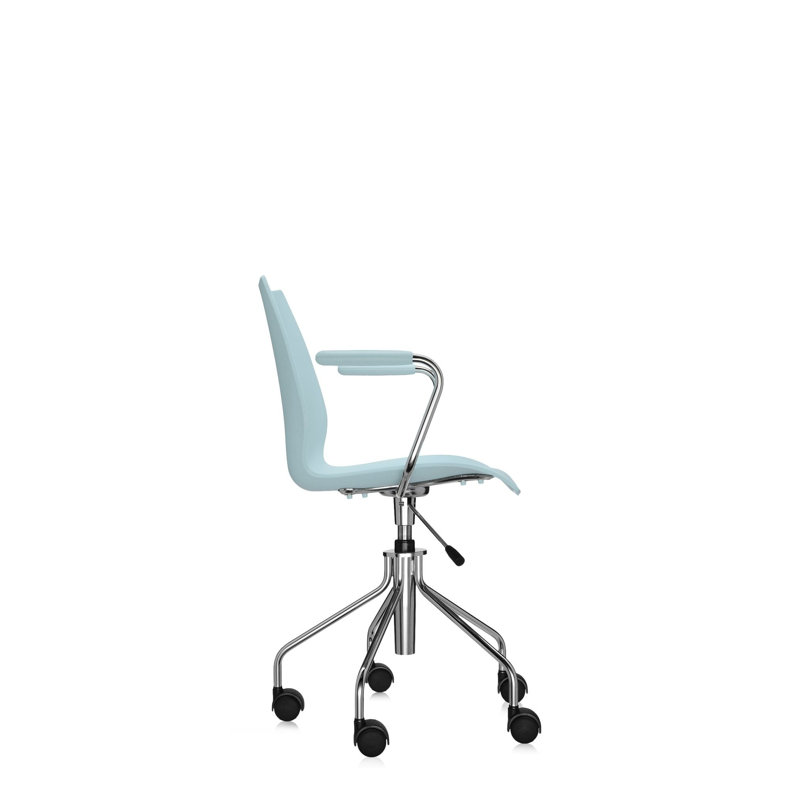 Maui Swivel Task Chair, Pale Blue