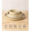 Ensemble de 16 assiettes et bols en porcelaine légère Didadi-72246901