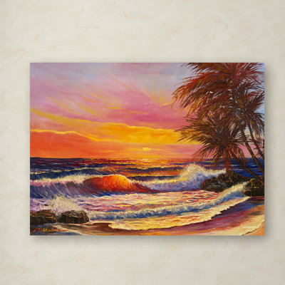«Hawaiian Glow» de Luverne, reproduction sur toile tendue
