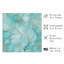 Abstrait, cyan, abstrait, géométrie abstraite, rêve de cristal, impression d'art moderne sans cadre-1564075769