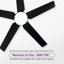 Ventilateur de plafond 5 lumières Modern-92476305