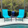 Purple Leaf 74.02'' Long Reclining Chaise Lounge Set With Table