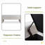Banc de rangement rembourré moderne de 50 po avec siège capitonné