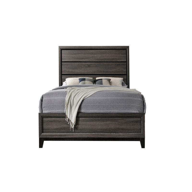 Lit contemporain en bois