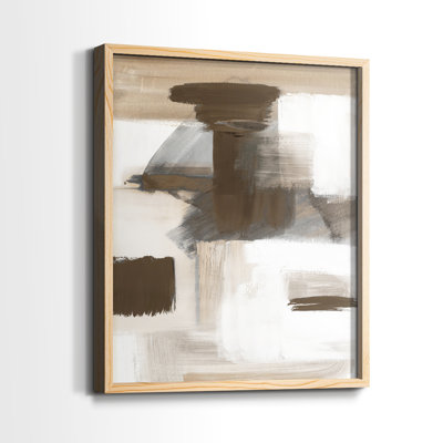 Navigating Neutrals Framed Print - Solid Wood