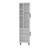 Storage Cabinet, 2 Doors, 9 Shelves, 4 Legs, White