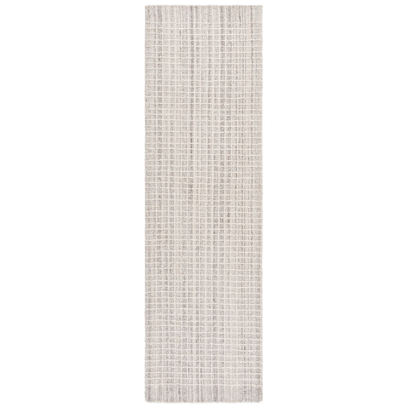 Tapis géométrique abstrait en laine touffeté à la main en coton, null