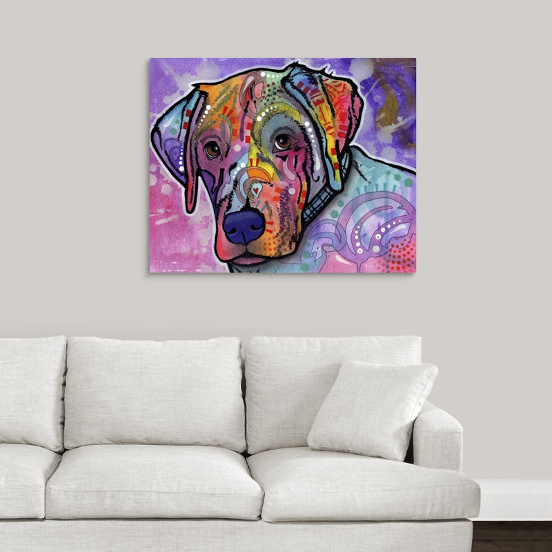 " Petunia " by Dean Russo, Canvas, 38" H x 48" W x 1.5" D