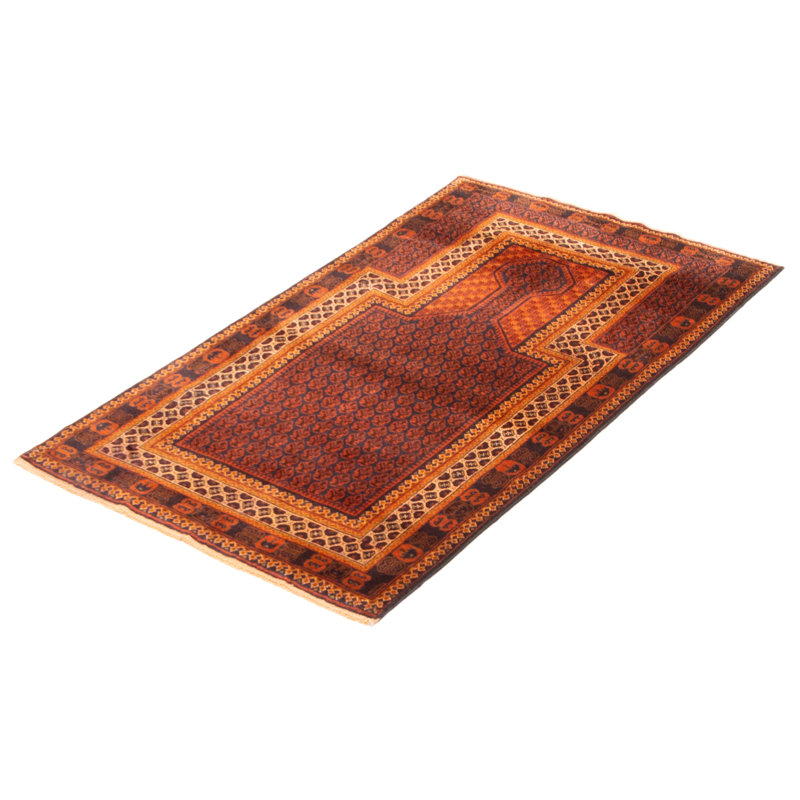 Teimani Burgundy Rug 3'0" x 5'5"