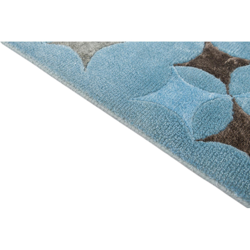 Tapis turquoise Indira