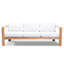 Ando Teak Patio Sofa with Sunbrella Cushions-114055029