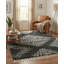 Tapis noir / blanc à motif abstrait Rodney-1334609524