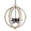 Suspended luminaire with adjustable chain
