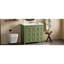 " olive green bathroom vanity | organizer with sink & combo cabinet set | ample storage for bathroom essentials (113 characters)