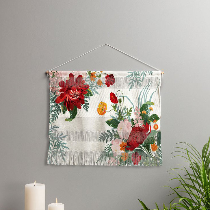 Dore Polyester Wall Hanging, 16" H x 22" W x 0.125" D