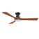 52'' Smart Solid Wood Ceiling Fan With Remote, Light Kit IncludedWorks With Google Assistant And Amazon Alexa,Siri Shortcut.