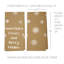 Torchon Snowflake Burlap
