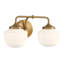 Meuble-lavabo 2 lumières Winston Porter Zavion-85915927
