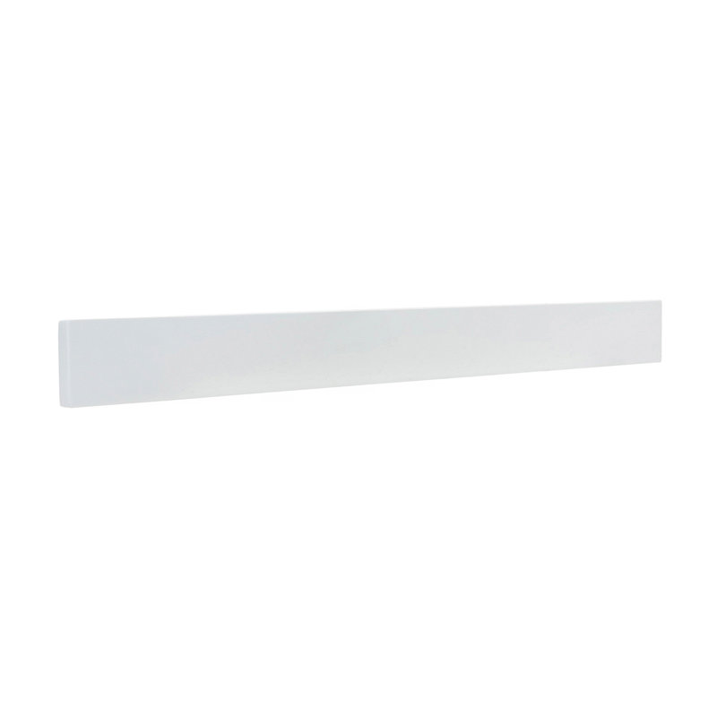 Dosseret en pierre 49 po, Pierre artificielle blanche