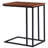Jabria C Shape Base Type Square End Table & Side Table with 4 Wheels for Sofa, Bed Side-1040056063