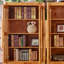 Bibliothèque simple de style nordique