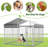 72'' H Metal Yard Kennel