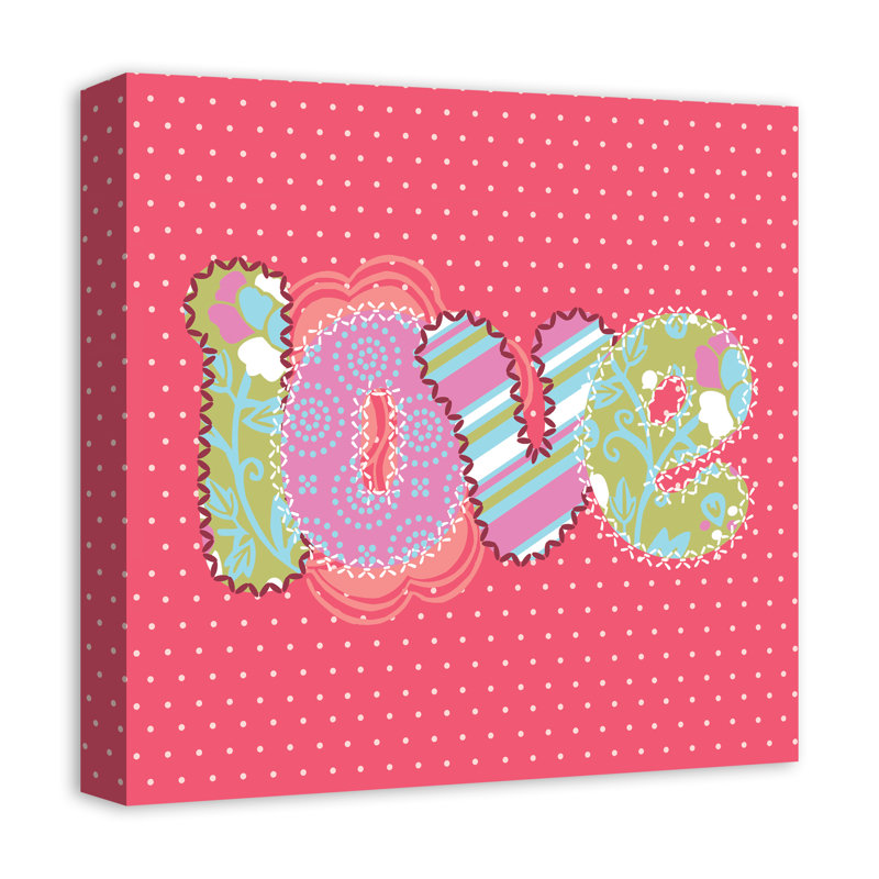 Text & Numbers, 16" H x 16" W x 1.25" D
