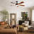 TurboBreeze 52'' - 5 Blade Modern Ceiling Fan with Dimmable Light Kit and Remote Control-122950098-122950095