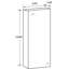 Bridge Metal Linen Cabinet