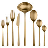 Linea Flatware Set - 43 Pieces - Ice Champagne